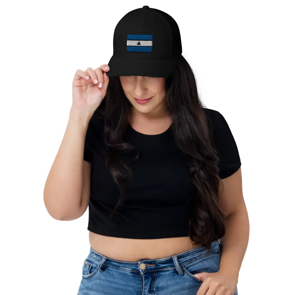 Gorra estilo camionero con bandera de nicaragua - hats trucker nicaraguan