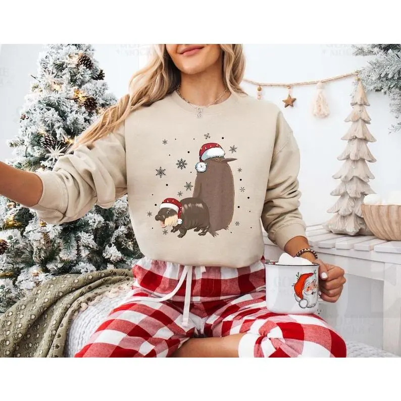 Christmas Pesto and Moo Deng Friendship Shirt, Christmas Penguin and Hippo Friendship Sweater, King Penguin Baby Tee Shirt, Viral Meme Shirt