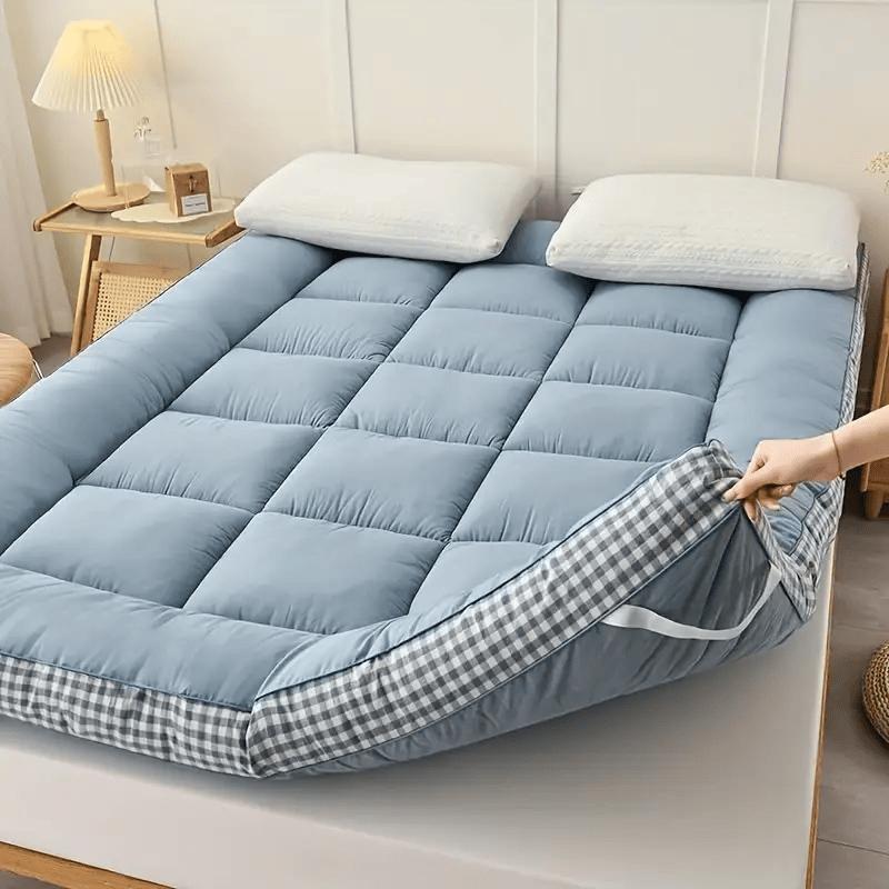 Mattress with checkered three-dimensional edges, 4 colors, Queen size