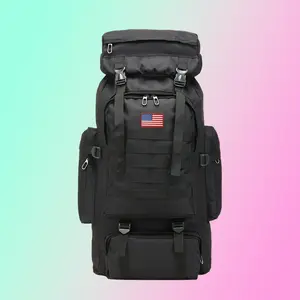 80L Big Forest Bugout Bags, Prepper Bags, SpringTok Waterproof and Breathable Travel Backpack, Overnight Biggie Tote, 3 Day Bag, Rugged Men's Camouflage Backpack Hiking, Camping, Hunting and Fishing, Travel Backpack, Survival Bag