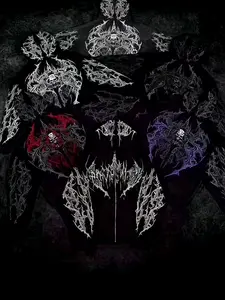 Gothic Skull Thorn Hooded Zipper Jacket, Dark Culture Style, Heavy Fabric, Loose Fit, Casual Streetwear, Music Festival