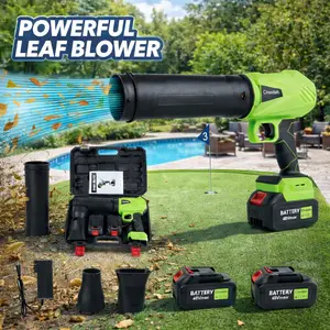 Cheetah  21V Cordless Leaf Blower with 3 Nozzles – 350 CFM High Power for Lawn, Patio & Dust Removal