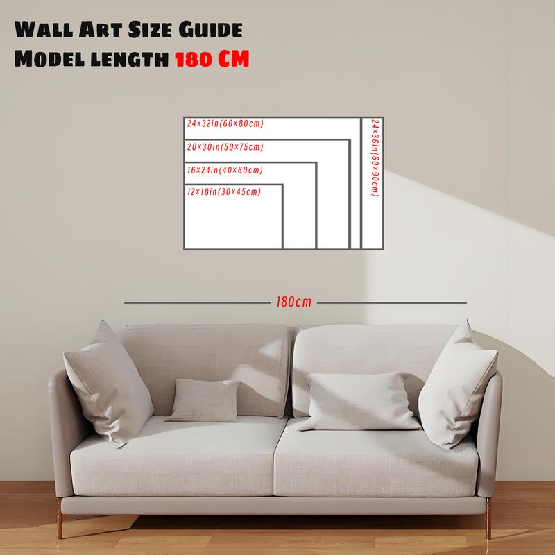 1 wood framed canvas art print Olive gouache on bamboo stick, modern wall decor for living room, office or kitchen, high quality white semi-gloss canvas, elegant home decor, living room decor | Minimalist art print