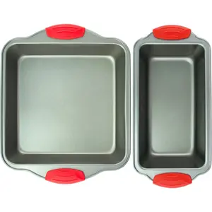 Nonstick Loaf Pan & Square Baking Pan - Durable, Convenient, and  Baking Mold Bakewares With  Handles