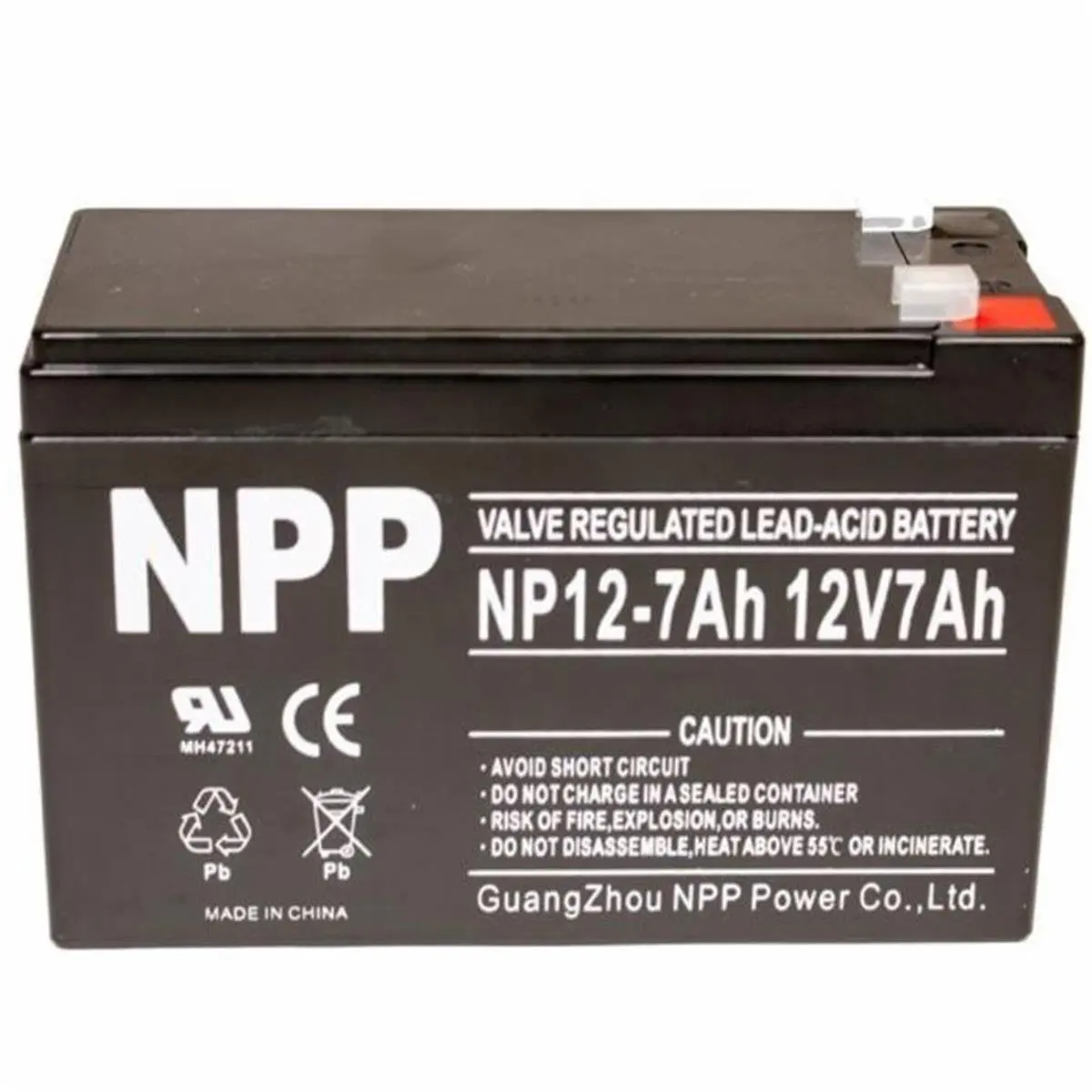 212 MAIN 12V 7.0A Hour Maintenance-Free Spill-Proof Compact Battery for Sports & Outdoor Cycling Leisure Equipment