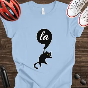 Comma La Hanging Cat Short Sleeve Tee
