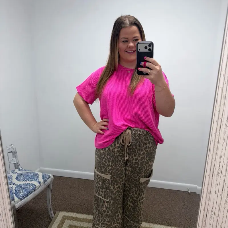 Wild Side Cheetah Print Wide Leg Pants | Regular & Plus