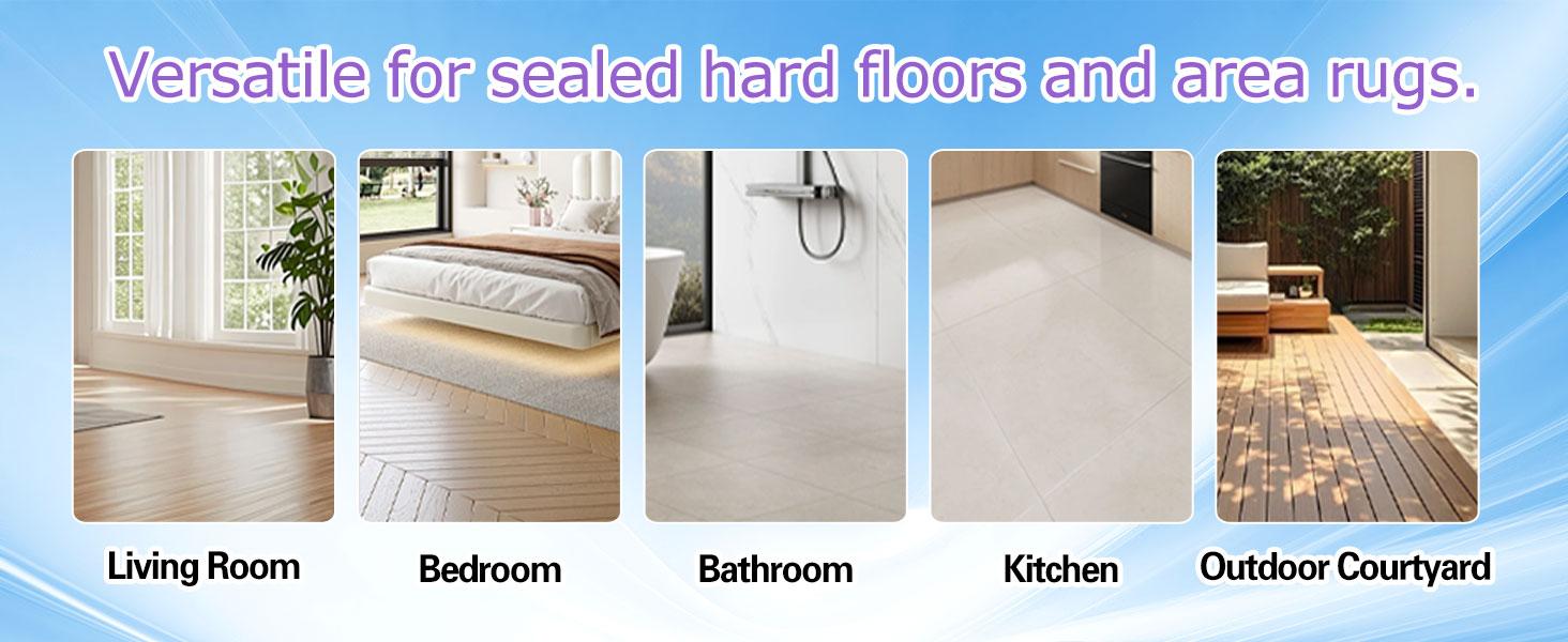 Snowlily Lavender Scented Floor Cleaner Refill, 84.53 fl oz/2.5L Concentrated Low-Foam Cleaning Solution, No Residue, Long-Lasting Fragrance, Versatile for Regular Mops & All Robot Vacuums-Cordless Floor Washers-Mop Vacuums, Home Essential Surface Cleaner