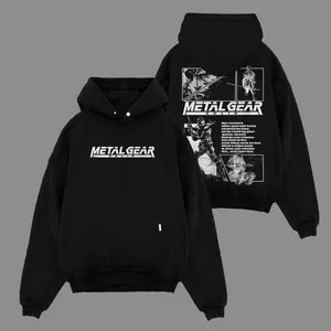 Metal Gear Solid Hoodie Shirt Premium Cotton, Metal Gear Solid Fans, RPG Game Graphic Hoodie, Streetwear Hoodie Unisex Oversize Gift for RPG Game Lovers