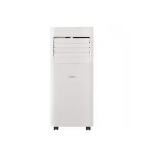 Vissani 5,000 BTU Portable Air Conditioner, 3-in-1 Multifunctional Unit (Cool/Dehumidify/Fan) with Remote Control, Covers 150 sq. ft., 24-Hour Timer, Low Noise, Easy Installation, White - Like New