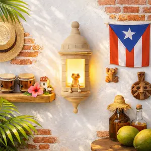 【Sound Lamp】 BORILUME Coquí Wall Lamp With LED Light For Puerto Rican Bedroom Office Decor, Valentine Giftt