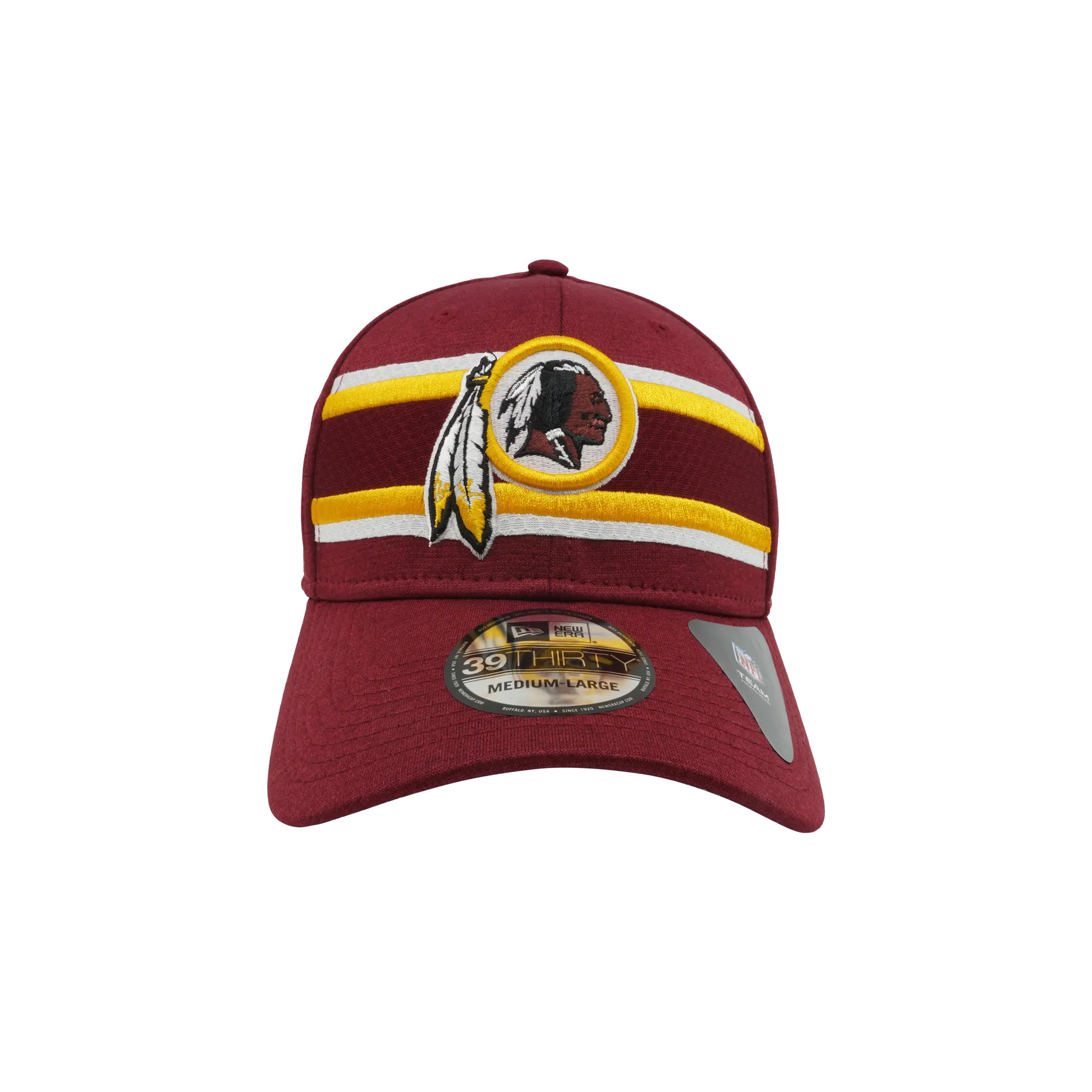 39THIRTY Washington Redskins Authentic On-Field Flex Fit Hat "Red / White - Under Brim" NE711