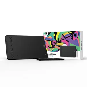 XPPen Graphics Drawing Tablet Deco mini7W V2 Wireless Bluetooth 5.0 Easy Connection 60° Tilt 16K Pressure Levels Stylus Precise Mapping with 8 Shortcut Key Support Connection with Android iPhone iPad PC Computer