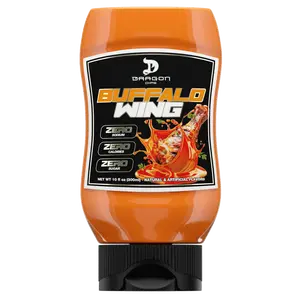 Dragon Dips Buffalo Wing Sauce – Zero Sodium & Zero Calorie Dip – 300ml