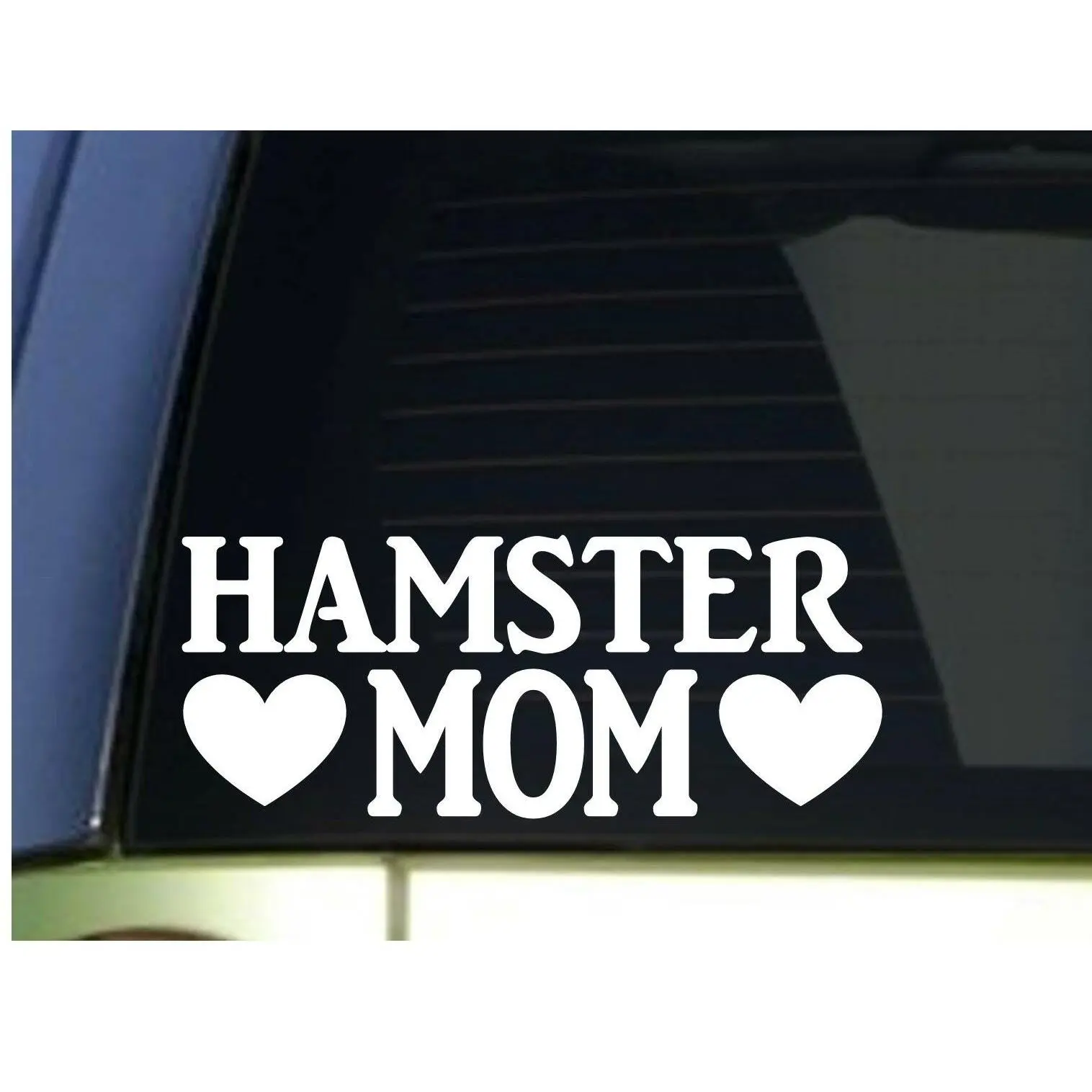 Hamster Mom sticker *H297* 8.5 inch wide vinyl cage food