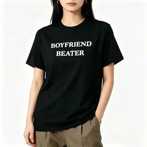 Boyfriend Beater Funny Unisex Heavy Cotton Graphic Tee, Boyfriend Hate Gift for Women