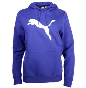 PUMA Womens Essentials Cat Logo Hoodie Casual Outerwear Casual - Purple