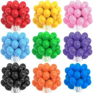 Balloons Birthday Party Decor - Matte Red Balloons for Adult Wedding, Balloon Ceiling Decoration, Baby Shower, Balloons for Graduation
