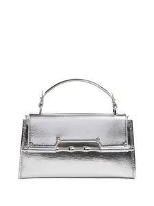 GUESS Female Iris Metallic Leather Top Handle Bag