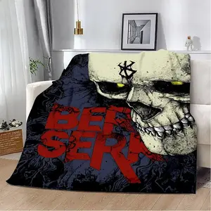 Anime Comics Berserks Printed Blanket Picnic Blankets Warm Blanket Soft and Comfortable Blanket Home Travel Birthday Gift