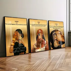 Vintage Poster Set, Girl Art Prints, Canvas Wall Decoration, Living Room & Bedroom Aesthetic, Unique Minimalist Gift, High-Quality Printing