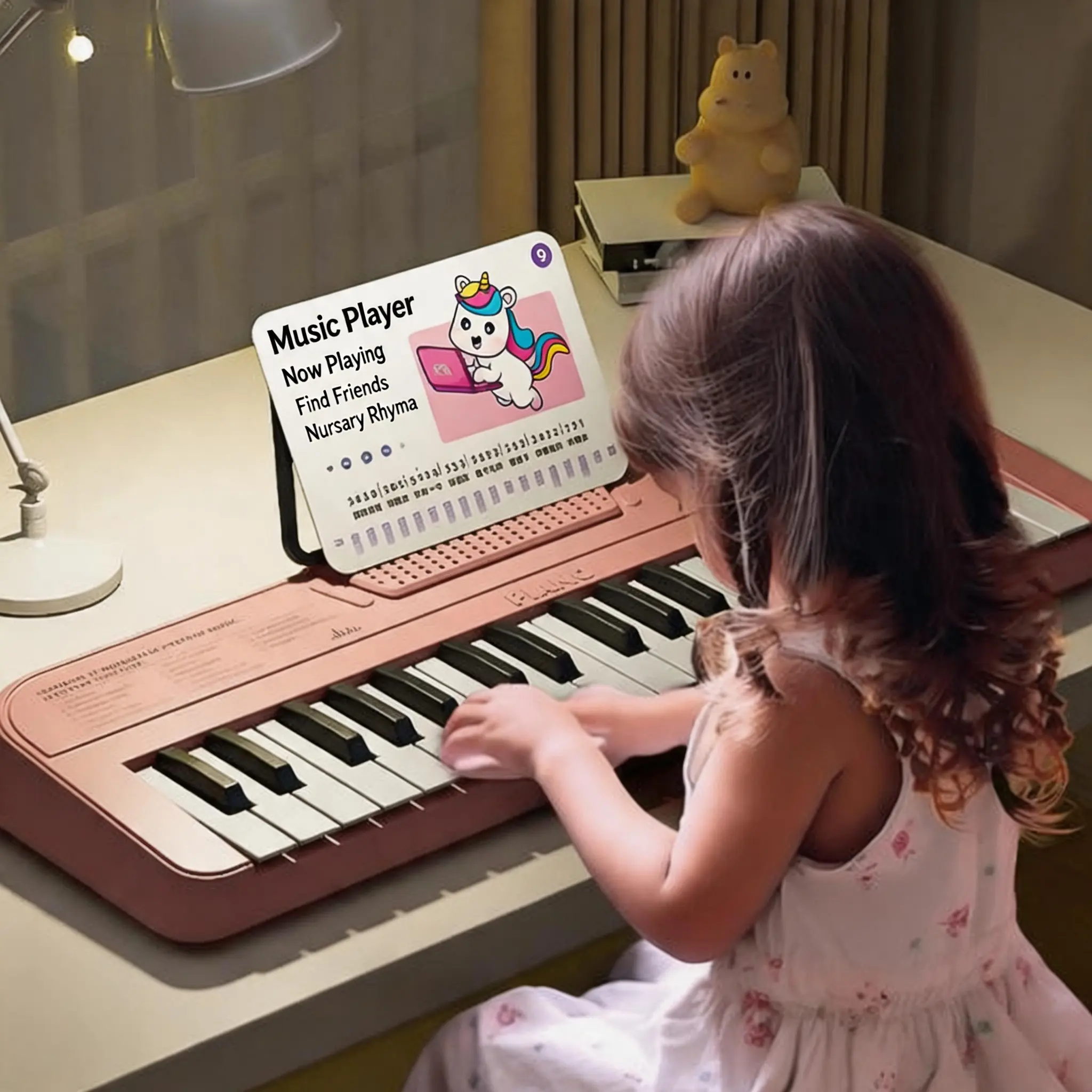 Kids Edition 37-Key Electronic Keyboard for Kids - Multi-Functional Educational Musical Toy, Ideal for Early Music Education & Birthday Gifts