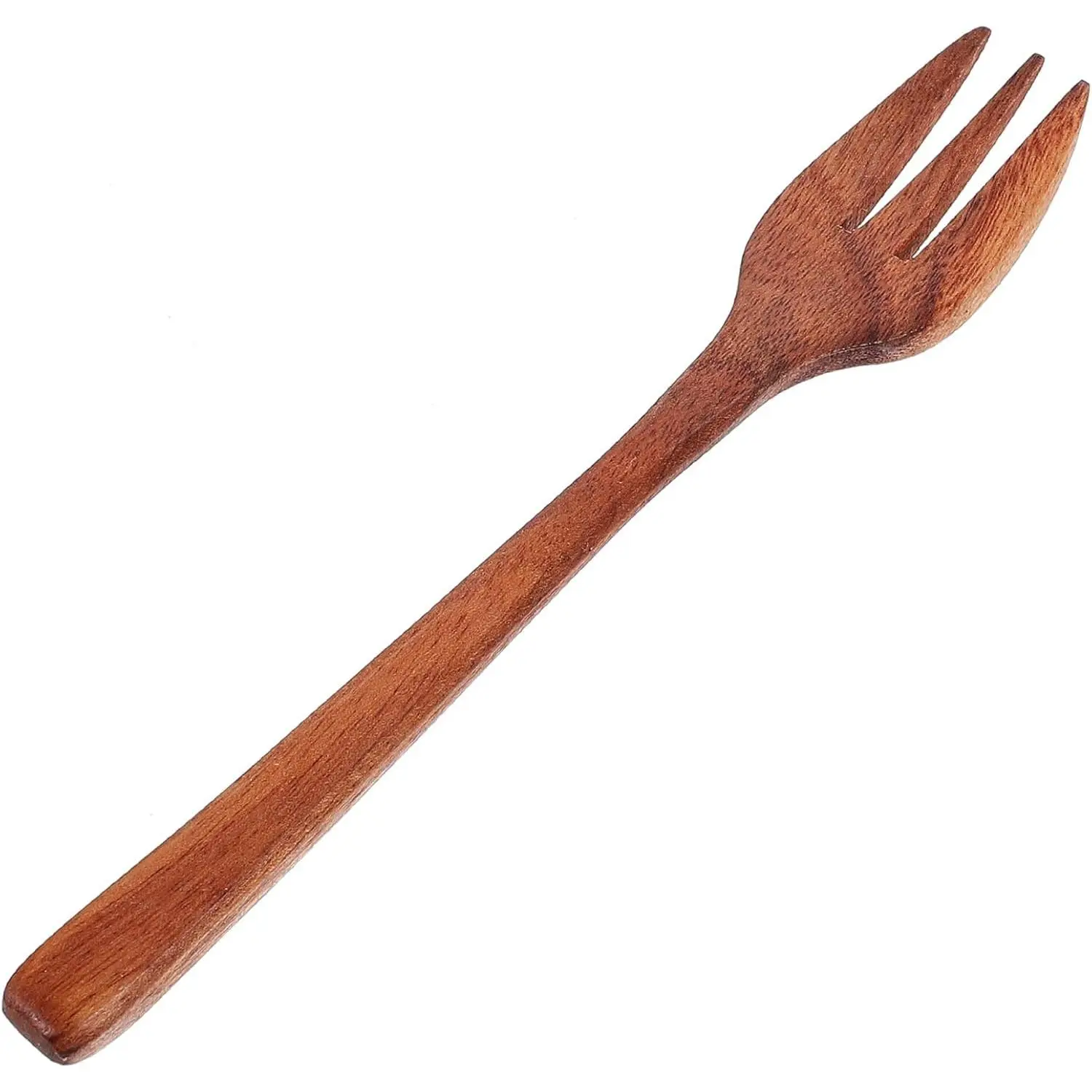 Wooden Forks :   Style  Fork for Pasta Salad Noodles -  Cooking Utensil for Eating and Stirring at  or Camping