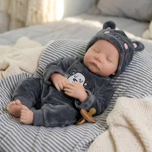 Lifelike Reborn Baby Dolls 18 Inch Full vinyl body Real Life Baby Dolls gifts for Mother's Day Valentine's Day Children's Day & Christmas