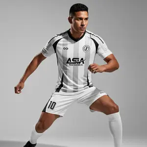 CIKERS Vertical Ridge Series Custom Soccer Jersey Sublimation Personalized Soccer Team Jersey, Custom Soccer Shirts Uniform with Name, Number, Team Badge, Gifts for Soccer Lovers 2026