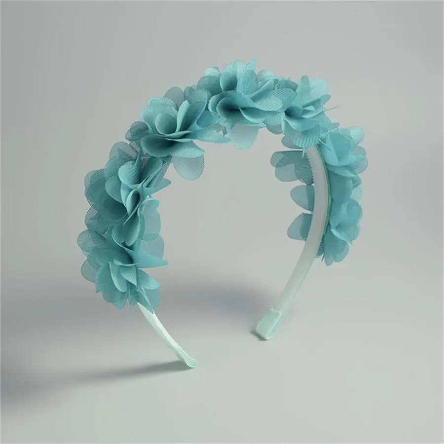 1pcs Bride Wedding Hairband Artificial Flower Crown Headband Hair Accessories Women Girls child Sweet Floral Hair Hoop Headwear