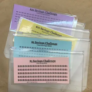 Moneys Savings Challenge Kit with Envelopes