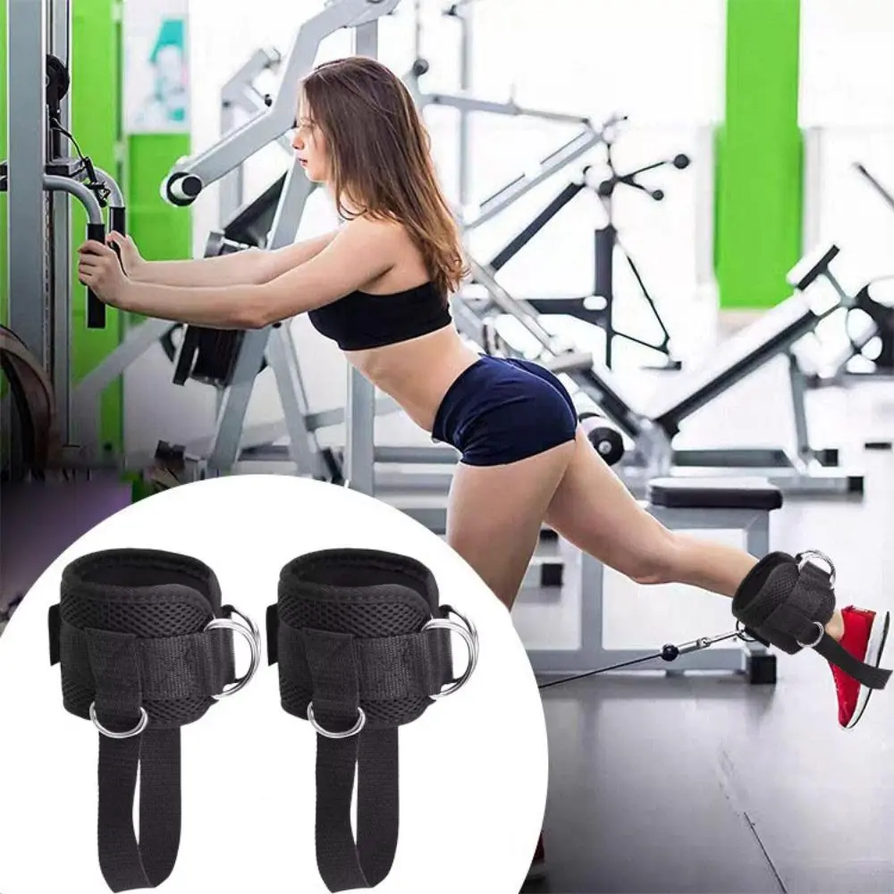 Leg Trainer Ankle Strap, 1 Pair Durable Trainer Ankle Strap, Ankle Cuffs for Gantry Frame Training Equipment, Fitness Equipment for Home Gym, Workout Band