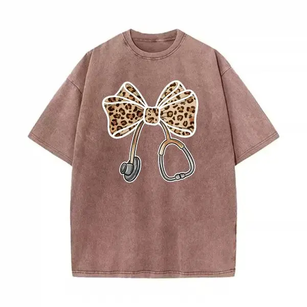 Washed Cotton Tee-Coffee