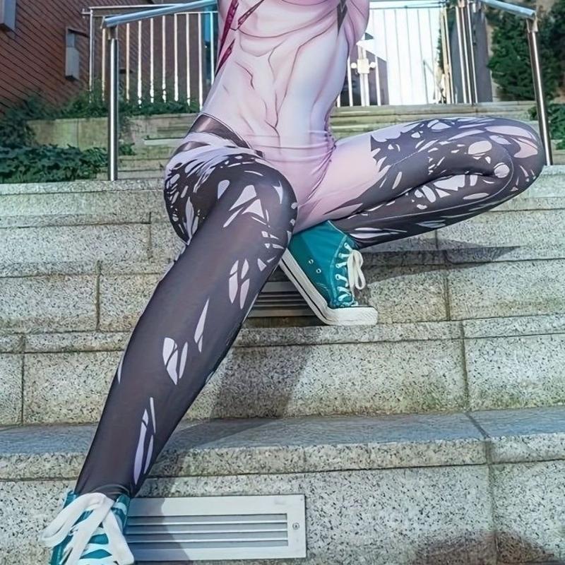 Spider Woman Gwen Stacy Anti-Venom Gwen Holiday Party Halloween Cosplay Costume, High Elastic Bodysuit, Amazing Bodysuit, Christmas, Halloween Gift Superhero Dress Womenswear Clothes White