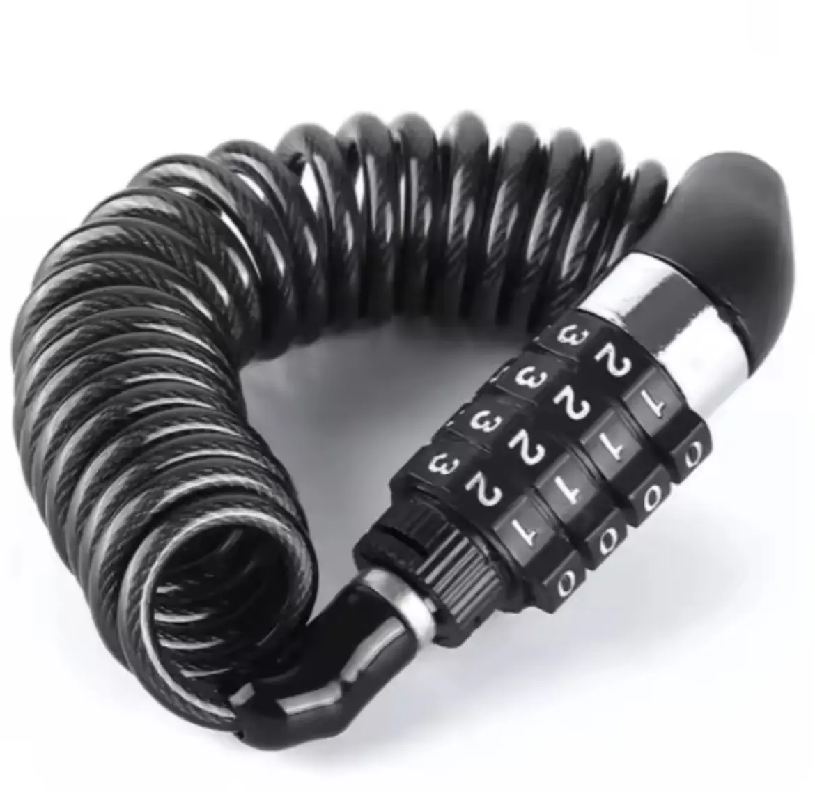 Digit Security Cable Lock for Bicycle, Scooter, Helmet & Luggage – Portable Anti-Theft Combination Lock