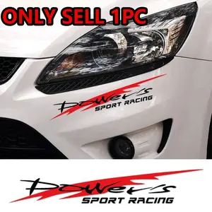 Sport Car Sticker, Universal Car Sticker, Waterproof Self-adhesive Car Sticker, Car Body Decorative Decal for Car Body Eyebrow Lights Side Windows Rear Bumper Decal for Cars
