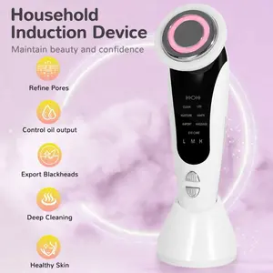 High-frequency facial beauty massager, 7-in-1 multi-functional facial massager, facial massage beauty tool, facial beauty instrument, gift for ladies