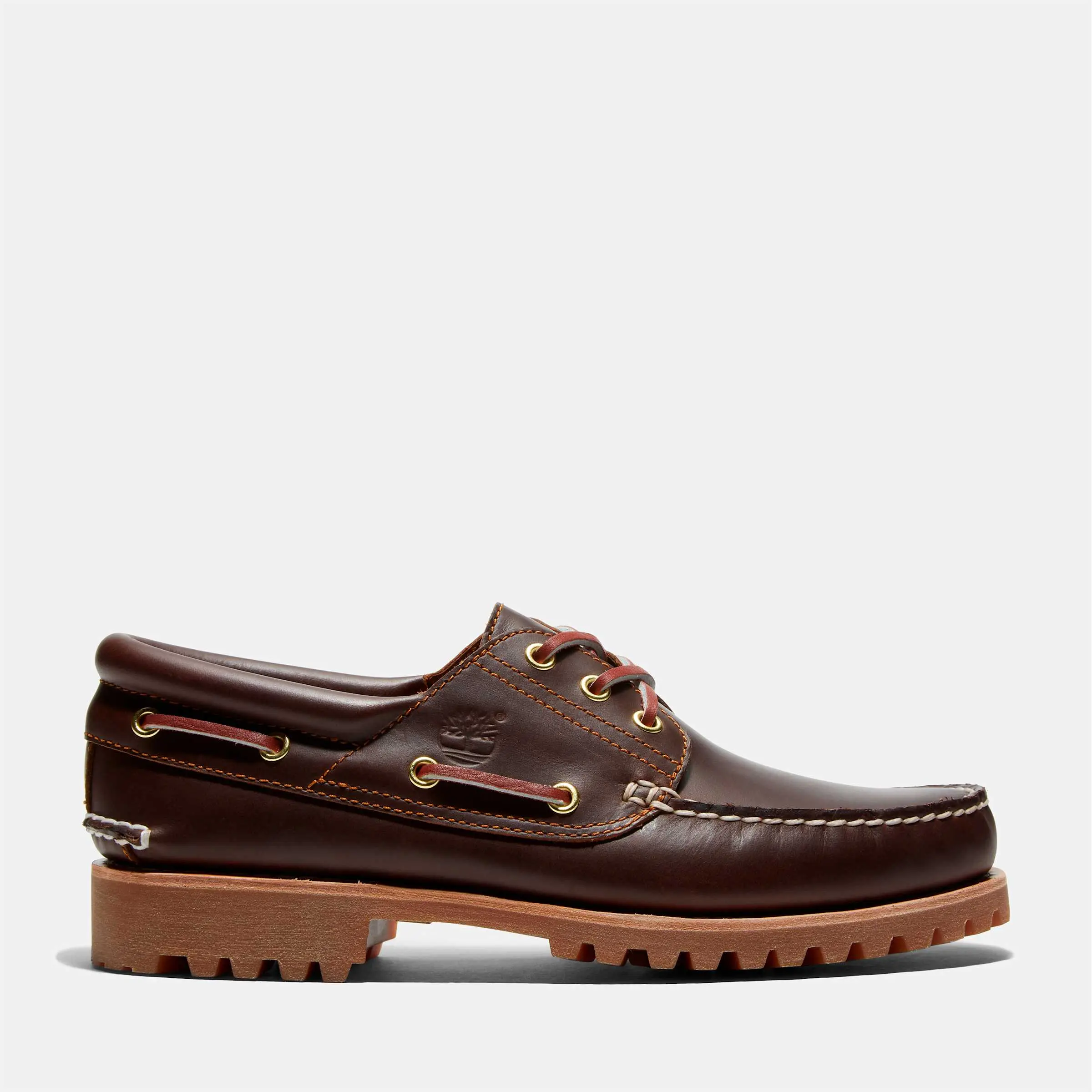 Timberland Men's Timberland Authentic 3-Eye Lug Handsewn Boat Shoe Timberland Men's Timberland Authentic 3-Eye Lug Handsewn Boat Shoe