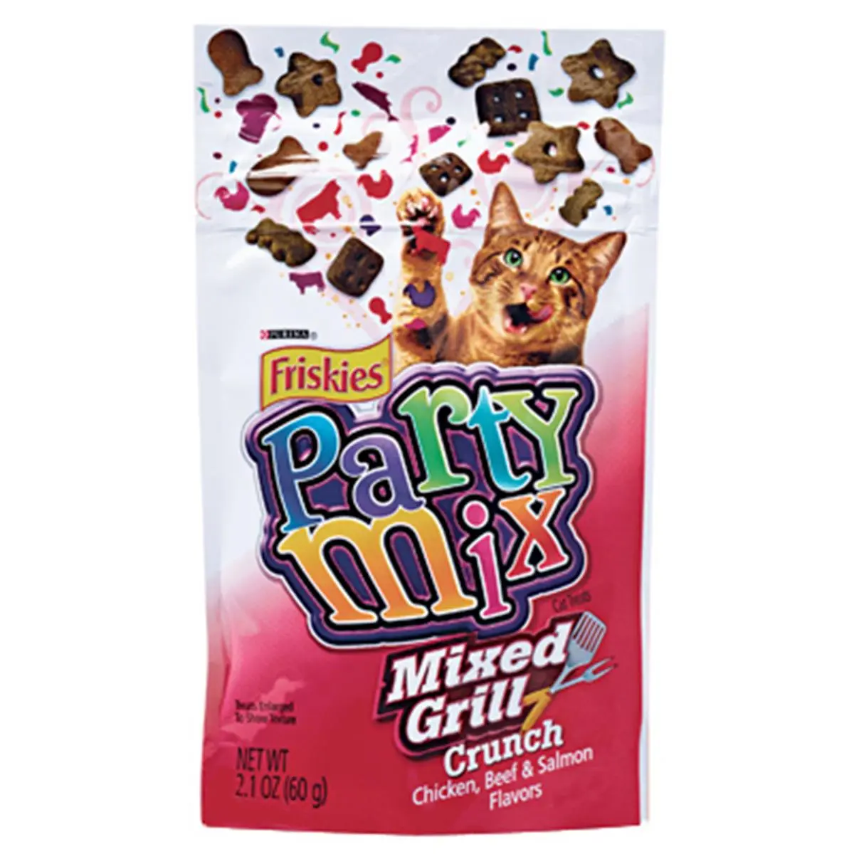 212 MAIN Friskies Mixed Grill Crunchy Bite Cat Treat, 2.1 oz, Item #23806