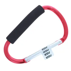 ASR Outdoor 7 Inch Jumbo Aluminum Carabiner Hiking Cushion Grip