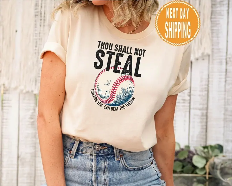 Thou Shall Not Steal Baseball Shirt, Baseball Dad Shirt, Baseball Mom, Baseball Coach, Coaches Gift, Baseball Gifts, Baseball Catcher Shirt