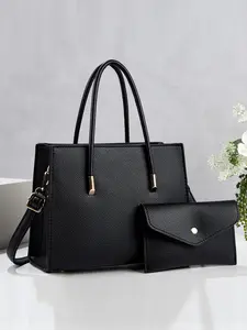 Fashion Three-Piece Vintage Crossbody Handbag Set, Large Capacity Multi-Layer Bag, Stylish Design, Perfect for Travel and Shopping
