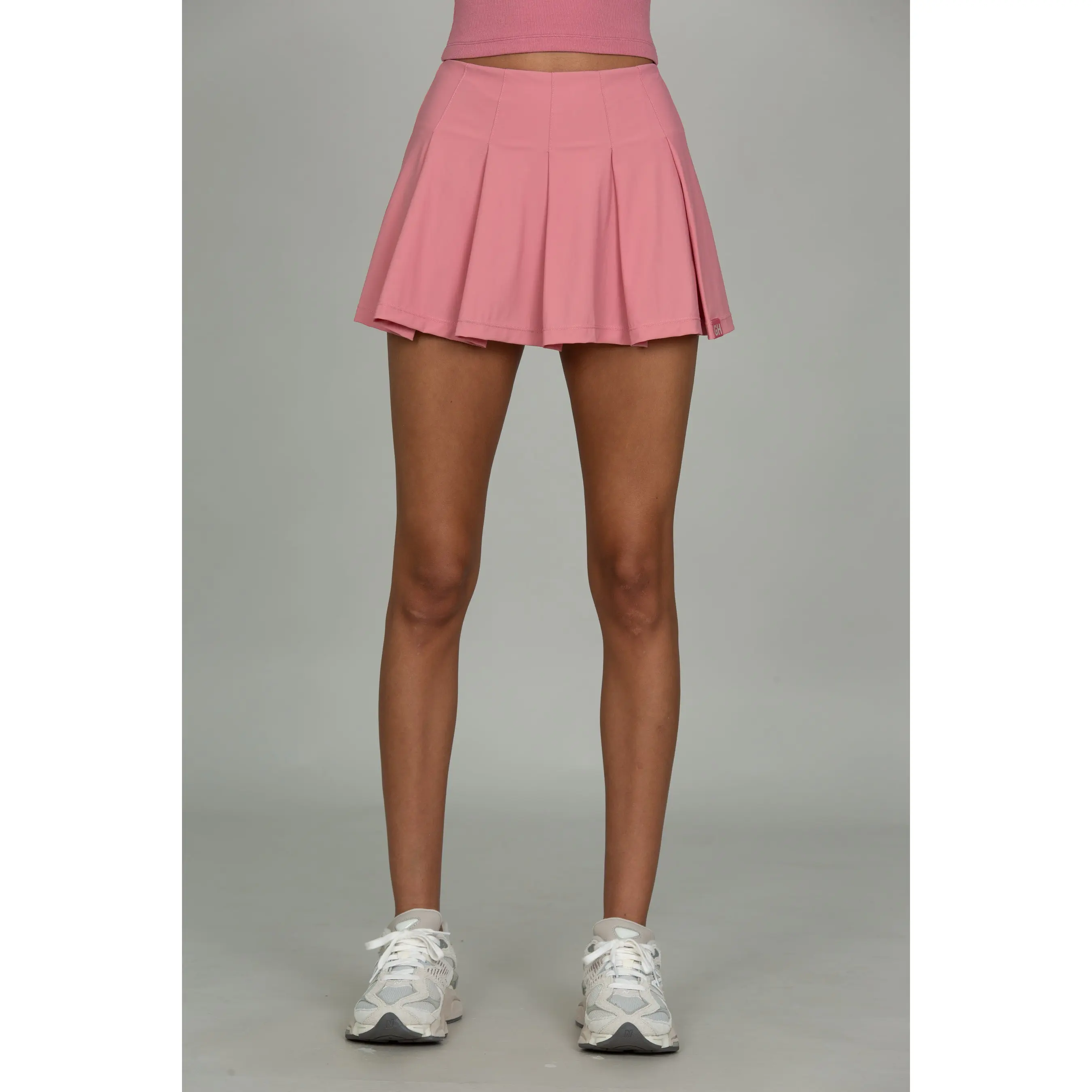Desert Rose Courtside Pleated Tennis Skirt