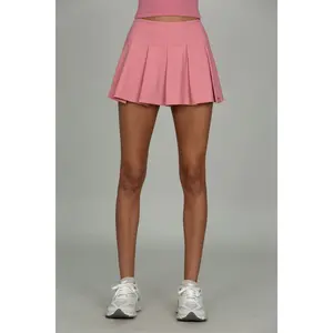 Desert Rose Courtside Pleated Tennis Skirt