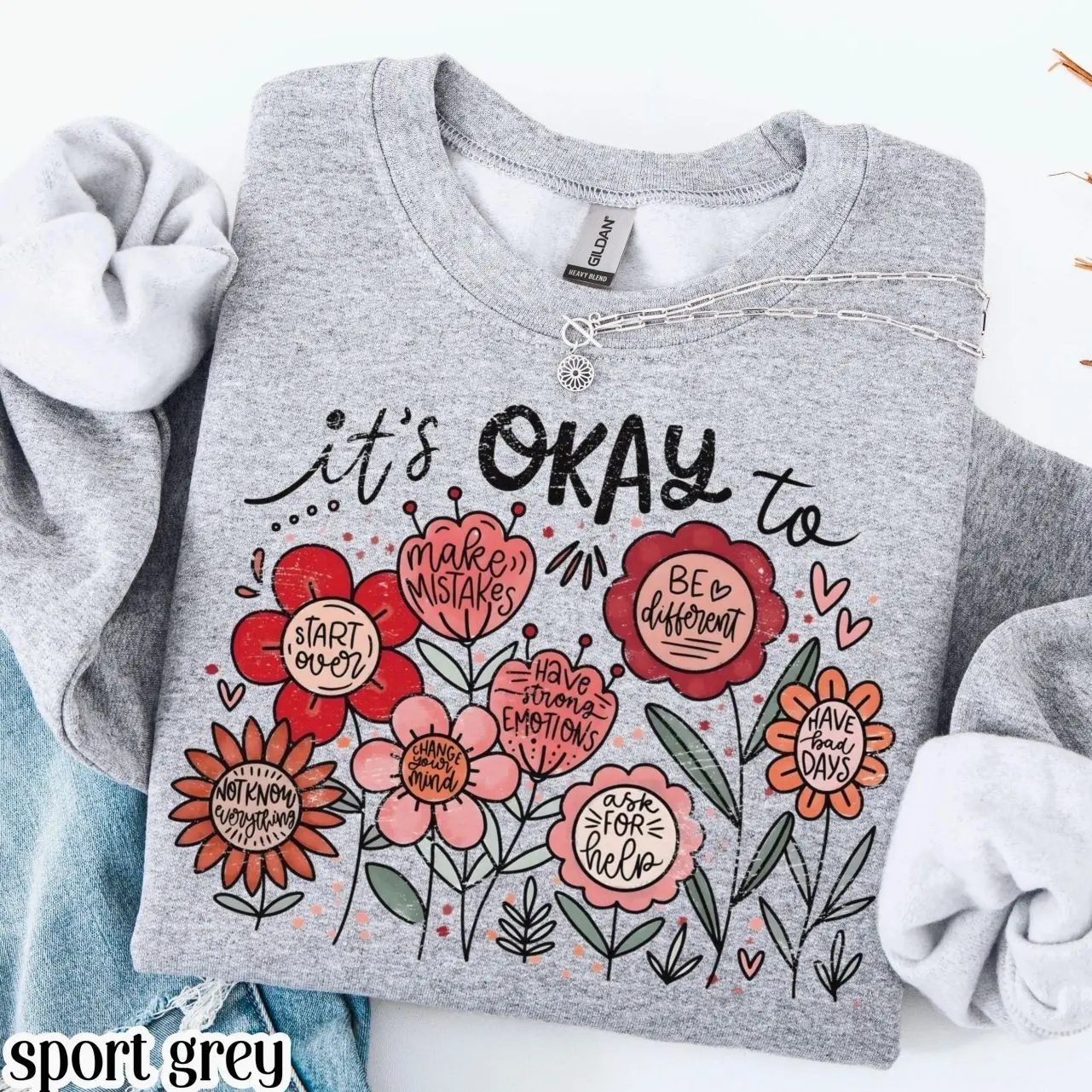 Special Education Teacher Sweatshirt, Floral Mental Health Crewneck, Cute Diversity Therapist Sweater, Positivity Motivational Pullover, Sped Educator Apparel, Inclusive School Classroom Outfit, Kindness Therapist Gift for Women & Men
