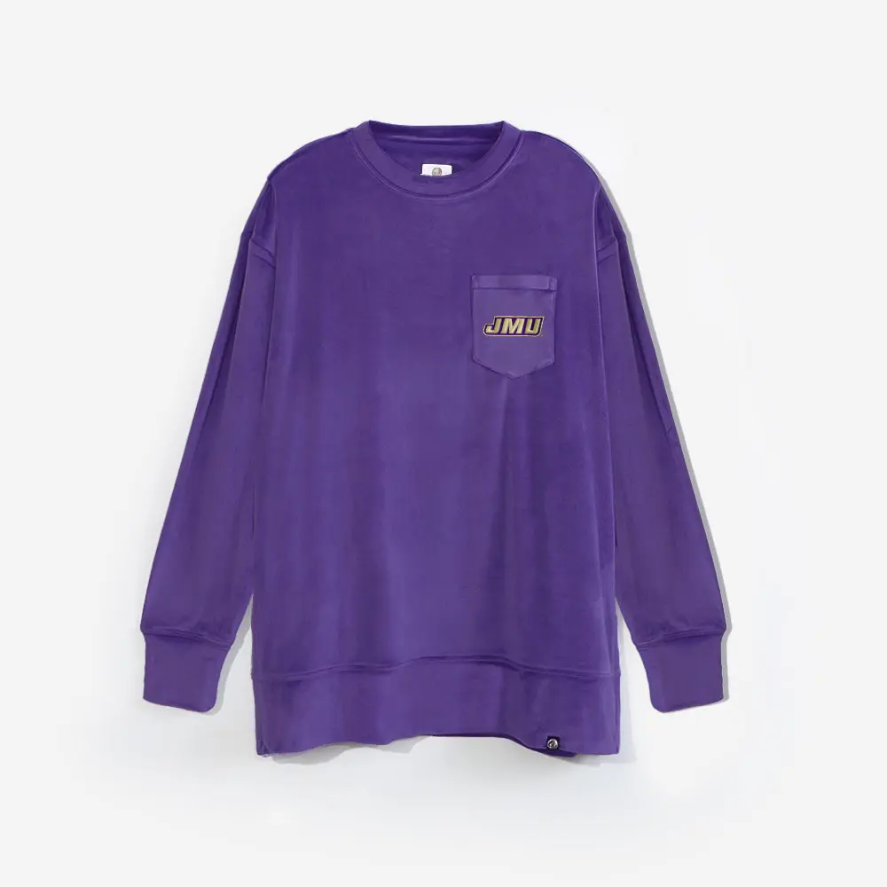 James Madison Dukes Softspun Sweatshirt | Purple