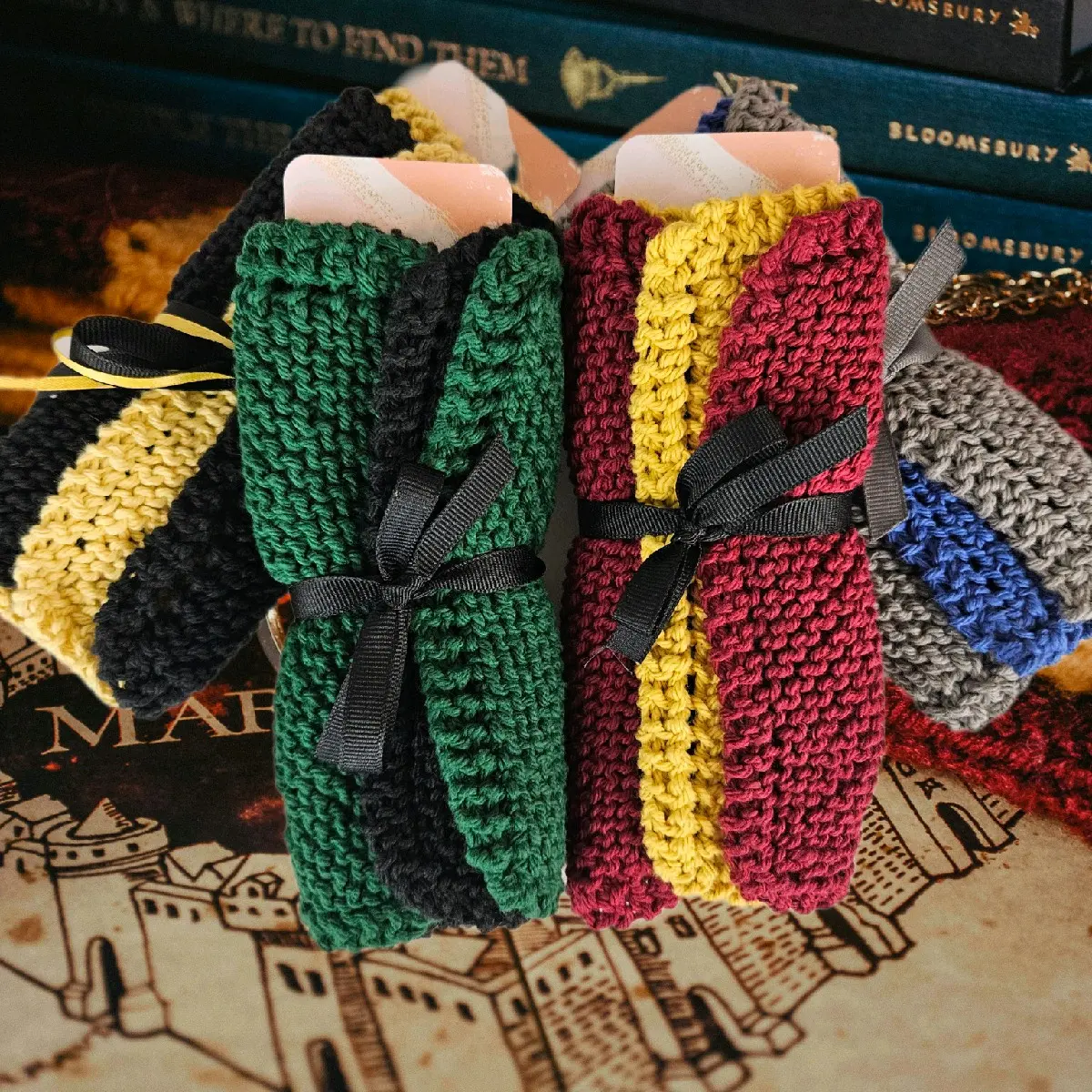 Wizard Houses Dishcloths Sponges