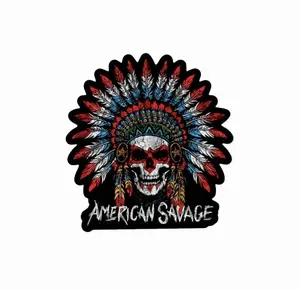 American Savage Sticker, Laptop Water Bottle Decal Sticker