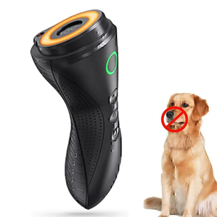NEW 3 Mode Rechargeable Ultrasonic Anti Barking Device Outdoor Indoor Dog Training Bark Control Stop Barking Pet Behavior Corrector
