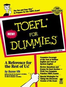 USED-TOEFL For Dummies by Suzee Vlk (Paperback)
